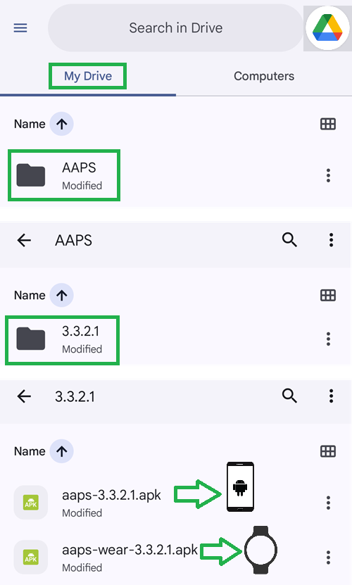 Google Drive 位置