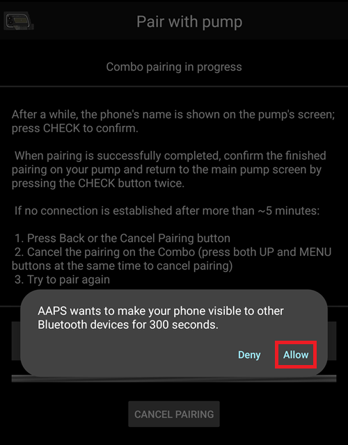 Screenshot 的 Combo Pairing UI 2