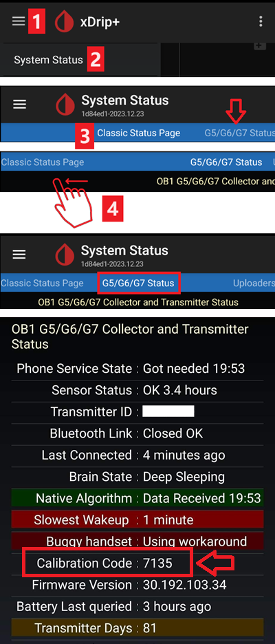 xDrip+ 获取 Dexcom 传感器代码 2