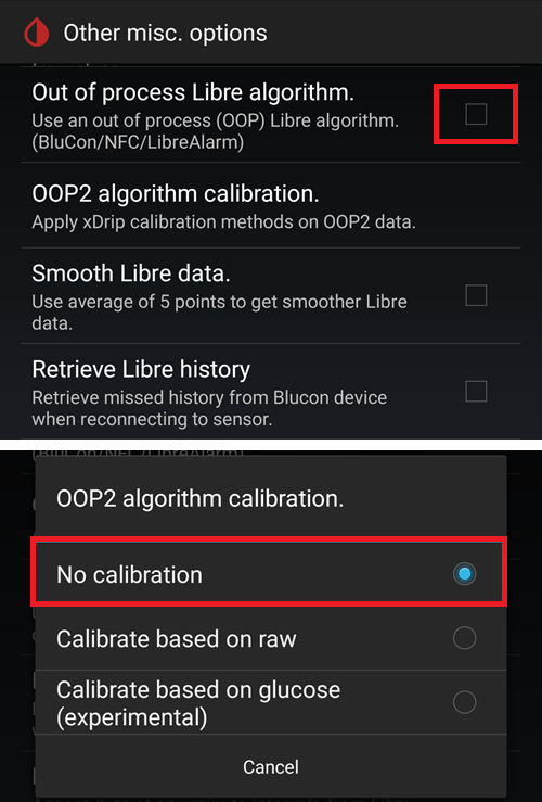 xDrip+ OOP2 设置